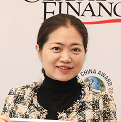 Haihai Yuan, head of corporate finance China and head of structured export fi nance for greater China at Standard Chartered, cited for Best OBOR InitiativeForeign, and as Best Bank for RMB Services